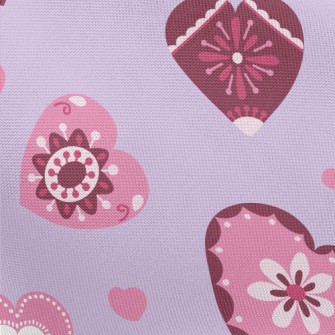 Valentine&#39;s Day Painted He Pongee