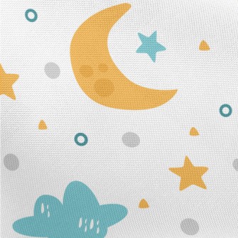 Moon Star Planet Pongee