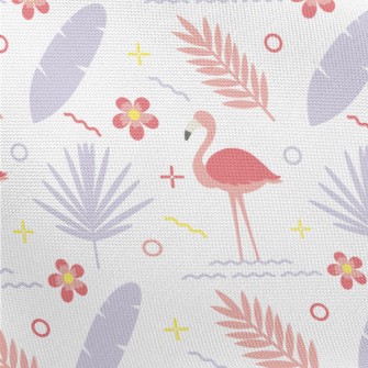 Tropical Flowers And Plants Fl Pongee