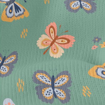 Butterflies Flying Everywhere Stretch Jersey
