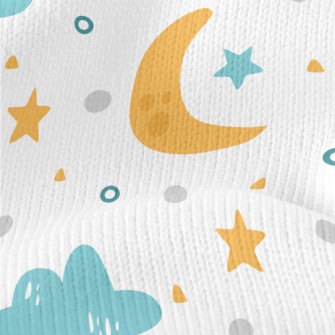 Moon Star Planet Stretch Jersey