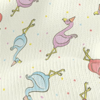 Colorful Birthday Flamingo Stretch Jersey