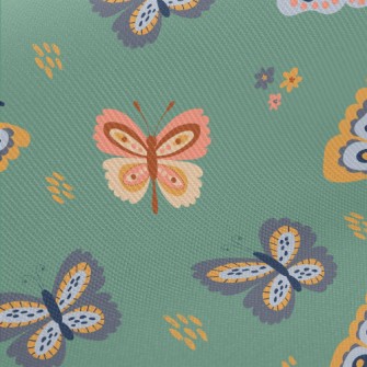Butterflies Flying Everywhere Midweight Cotton Poplin