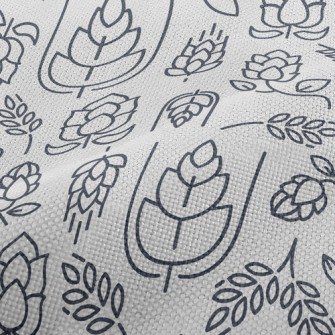 Simple Basket With Empty Leave Performance Linen