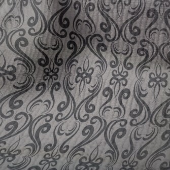 Mysterious Curved Damask Terry