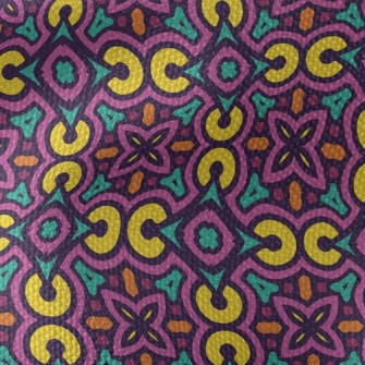 Stacked Geometric Damask Waterproof Canvas