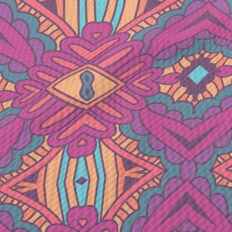 Weird Wind Damask Birdseye Piqué