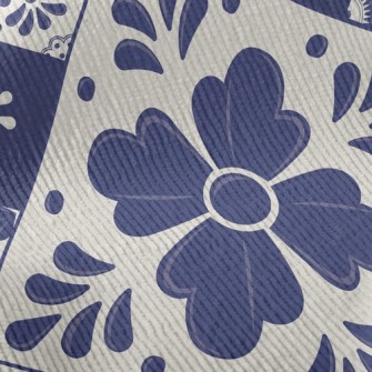 Simple And Elegant Tile Flower Standard Corduroy