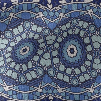 Mysterious Mosaic Damask Waterproof Canvas