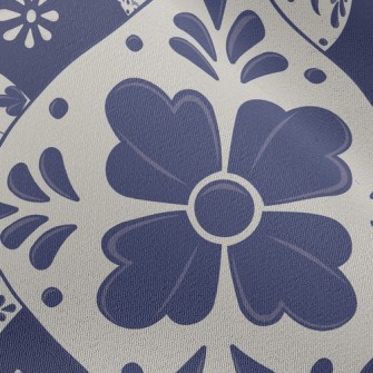 Simple And Elegant Tile Flower Chiffon