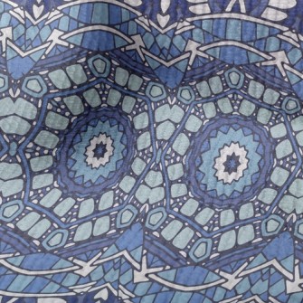 Mysterious Mosaic Damask Terry