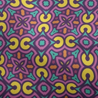 Stacked Geometric Damask Dobby