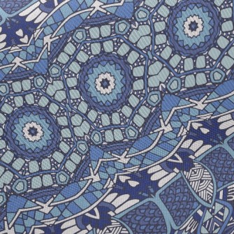 Mysterious Mosaic Damask Twill