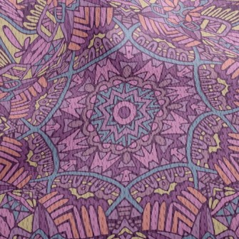 Brilliant Kaleidoscope Of Flow Athletic Mesh Flat Back