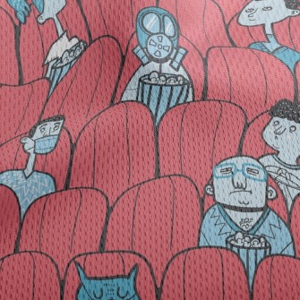 Social Distancing In Movie The Athletic Mesh Flat Back