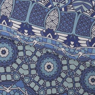 Mysterious Mosaic Damask Waterproof Oxford