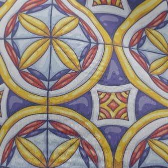 Circle Oval Strip Chiffon