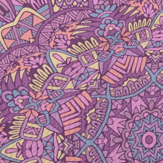 Brilliant Kaleidoscope Of Flow Birdseye Piqué