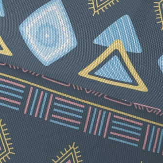 Irregular Ethnic Squares Waterproof Oxford