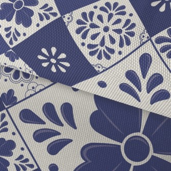 Simple And Elegant Tile Flower Waterproof Oxford