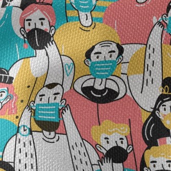 Everyone Wear Anti-epidemic Ma Waterproof Canvas