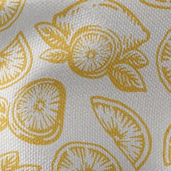 Sweet And Sour Lemon Waterproof Canvas