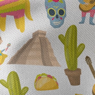 Mexican Cultural Customs Waterproof Canvas