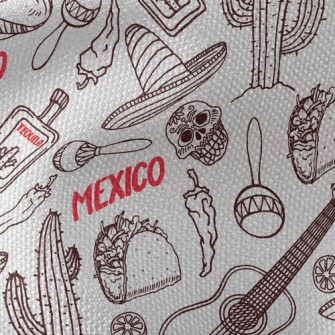 Mexican Passion Music Waterproof Canvas
