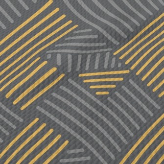Two-color Staggered Lines Birdseye Piqué