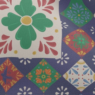 Mosaic Children&#39;s Flowers Chiffon