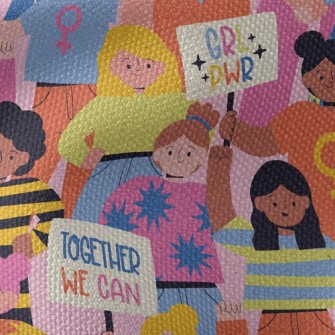 Girl Power Collection Waterproof Canvas