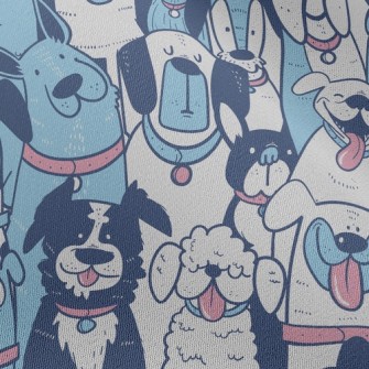 Playful Multi-expression Dog Chiffon