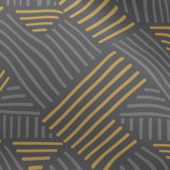 Two-color Staggered Lines Chiffon