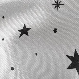 Shiny Doodle Stars Waterproof Canvas