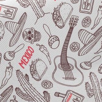 Mexican Passion Music Twill