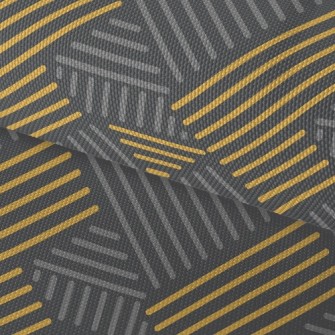 Two-color Staggered Lines Waterproof Oxford