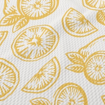 Sweet And Sour Lemon Birdseye Piqué