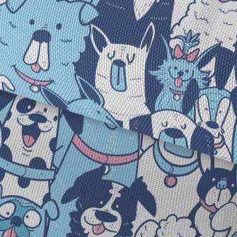 Playful Multi-expression Dog Waterproof Oxford