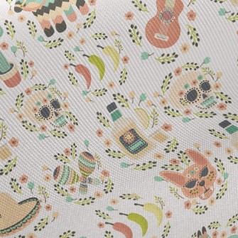 Mexican Cultural Chili Peppers Twill