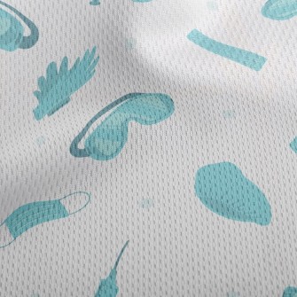 Goggles Mask Vaccine Athletic Mesh Flat Back