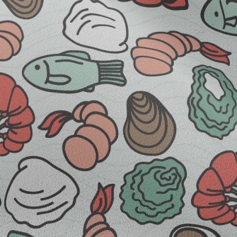 Deep Sea Lobster Shellfish Chiffon