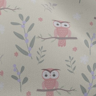 Daze Owl In Tree Chiffon