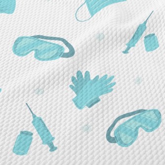 Goggles Mask Vaccine Birdseye Piqué