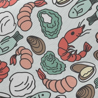 Deep Sea Lobster Shellfish Twill