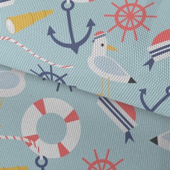 Seagull Sailor Hat Telescope Waterproof Oxford