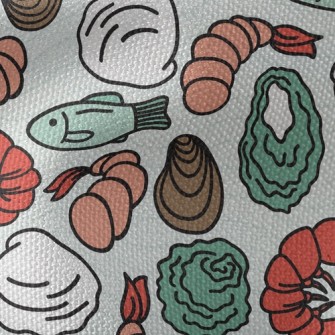 Deep Sea Lobster Shellfish Waterproof Canvas