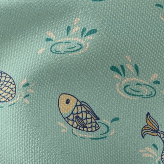 Jumping Fish Waterproof Canvas