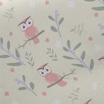 Daze Owl In Tree Twill