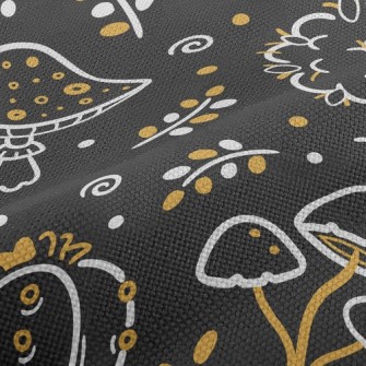Scary Weird Poisonous Mushroom Performance Linen