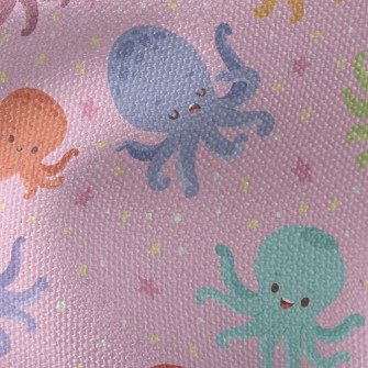 Colorful And Cute Octopus Waterproof Canvas